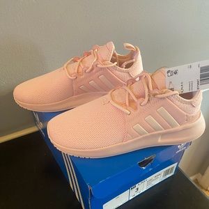 Kids’ light pink adidas sneakers size 3 youth